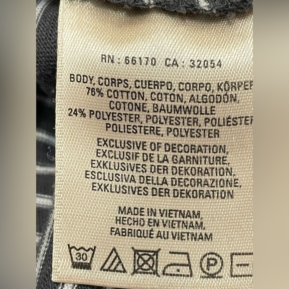 Anthropologie | Anthro‎ Little Yellow Button Striped Long Sleeve Tee Cuffs sz XS - Picture 8 of 8